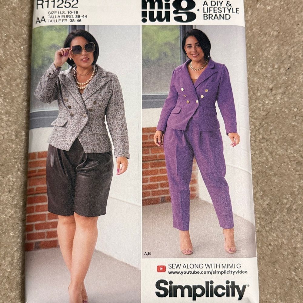 Simplicity plus size dress sewing pattern